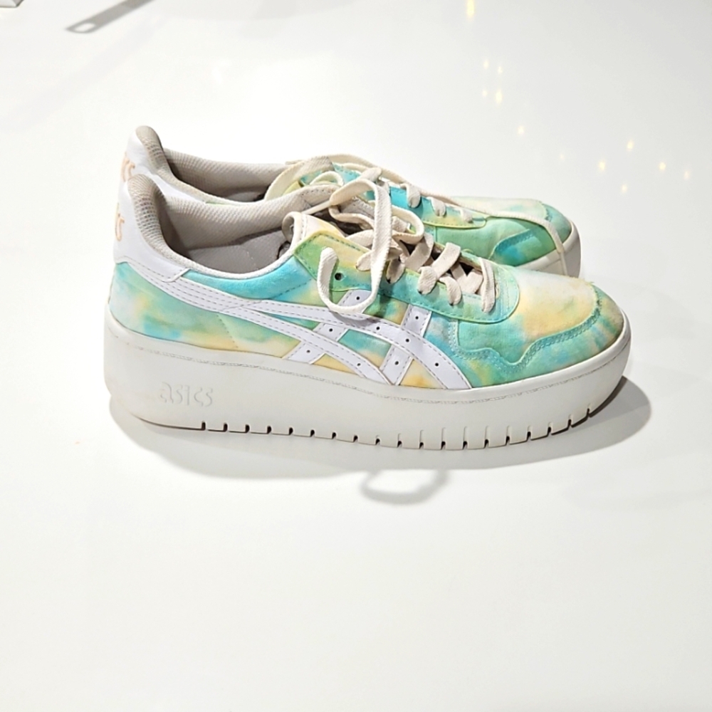 Asics the Japan s platform tie dye size 8